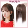 Tóc giả phủ hói 3D mái thưa siêu lưới giúp phủ hói đỉnh đầu cho nữ, có thể sử dụng nhiệt